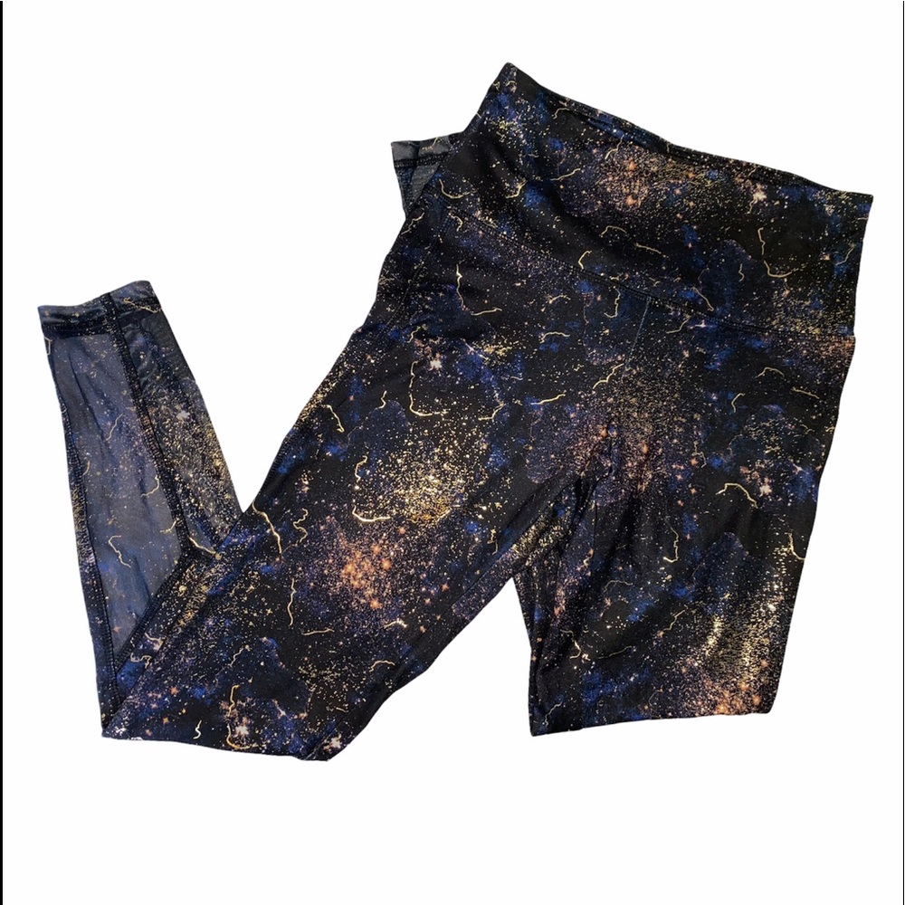 NEW Marika Galaxy Gold Specks Leggings